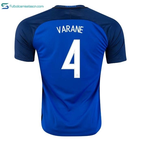 Camiseta Francia 1ª Varane 2016